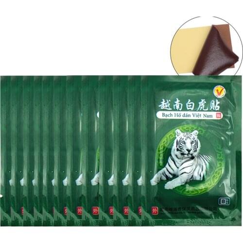 104Pcs Vietnam White Tiger Balm Pain Patch Body Neck Massager Meridians Stress Relief Arthritis Capsicum Plaster C161