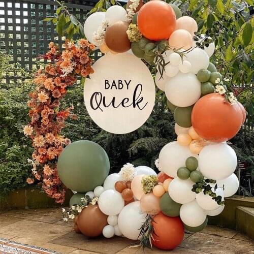 84Pcs Jungle Party Avocado Green Color Latex Balloons Garland Kit Arch Birthday Wedding Party Decorations Home Decor Baby Shower