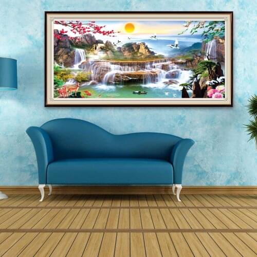 Full Drill DIY Diamond Embroidery Animals Diamond Painting Cross Stitch Kit Rhinestone Mosaic Bedroom Wall Sticker Decoration