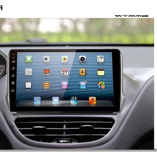 10.1 Inch Car Fascia For Peugeot 2008 Fascias Audio Fitting Adaptor Panel Frame Kits Car DVD Frame Dashboard