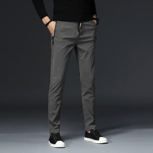 MRMT 2021 Brand Autumn and Winter Mens Trousers Casual Stretch Trousers Pants for Male Straight Trousers