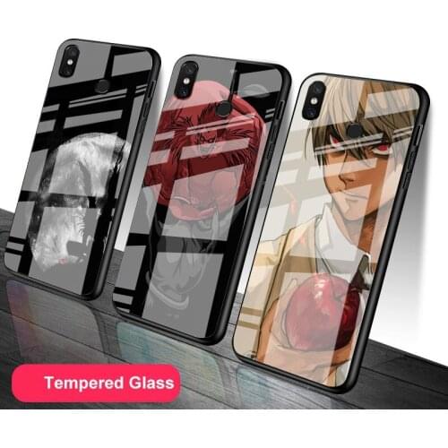 Manga Death Note Ryuk Tempered Glass Phone Case For Redmi Note 5 6 7 8 9 Pro Note8T Note9S Redmi8 9 Cover Shell