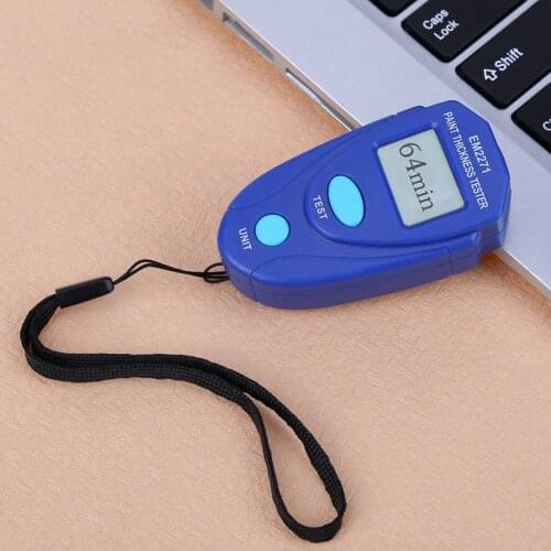 EM2271 0~2.0mm Digital Mini Coating Thickness Gauge Car Film Zinc Paint Thickness Meter Paint Thickness tester Thickness Gauge