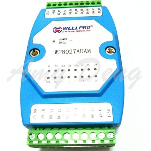 Digital output module switch module isolated 16 roads DO RS485 MODBUS communication