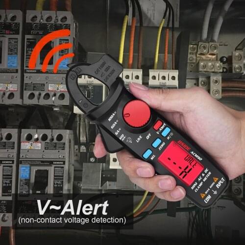 Digital Clamp Meter 6000 Counts True RMS AC Multimeter Auto Range ACM92 LCD Clamp Meter Measure DCs Voltage/Current Resistance