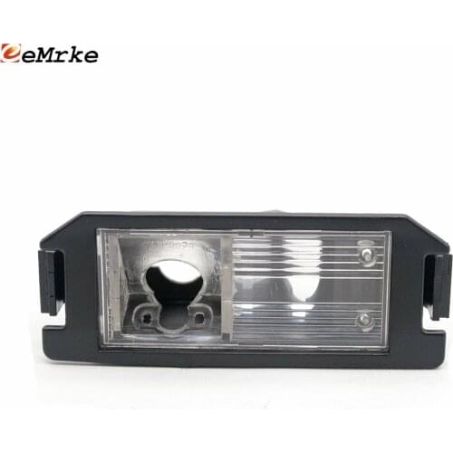 EEMRKE DIY Number Plate Lights Mount Housing Car Rearview Camera Bracket for Hyundai Coupe i10 i20 i30 ix 55 Veloster Genesis