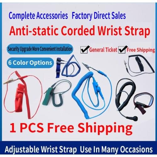Hot Sales Cordless Wireless Clip Antistatic Anti Static ESD Wristband Wrist Strap Discharge Cables For Electrician IC PLCC worke