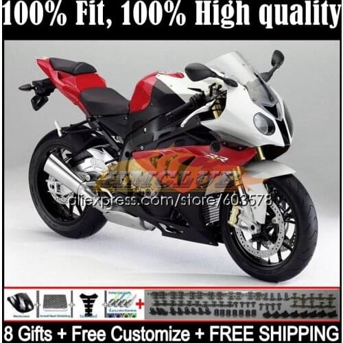 Injection For BMW S1000RR 2009 2010 2011 2012 2013 2014 44CL.1 S 1000 RR 1000RR S1000 RR 09 10 11 12 13 14 Fairing Glossy red