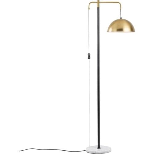 Postmodern creative hardware floor lamp bedside bedroom living room personality simple light luxury floor lamp