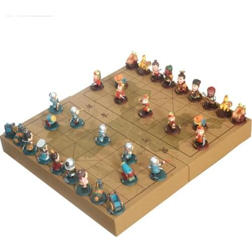 Creative High-end Gift Three-dimensional Romance of the Three Kingdoms Figure Chinese Chess