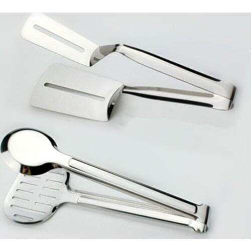 Stainless steel kitchen spatula steak grill BBQ tool household bread food barbecue clip