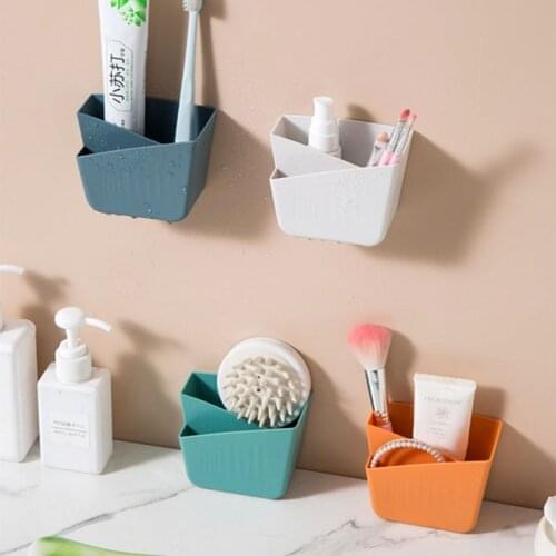 Wall-mounted Storage Box For Phone Holder Remote Control Container Living Room Office Sundries Storage Rack Bathroom Organizer