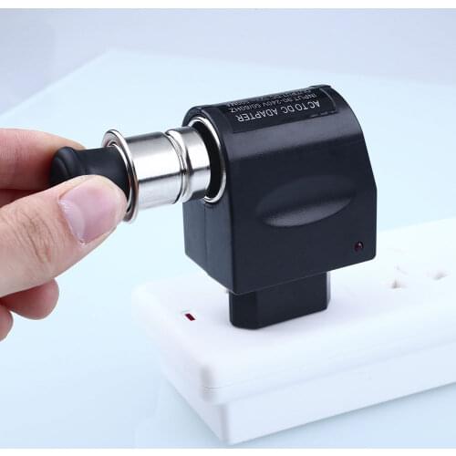 New 220V AC to 12V DC Car Cigarette Lighter Wall Power Socket Plug Adapter Converter Auto Car Accessories Dual USB Port Twin