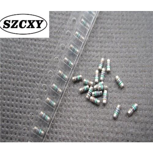 New and original Each sample50PCS 0204 50PPM 511K 1/4W 1% AND 820k 1m 1.2m 3.24m 1% Wafer resistance