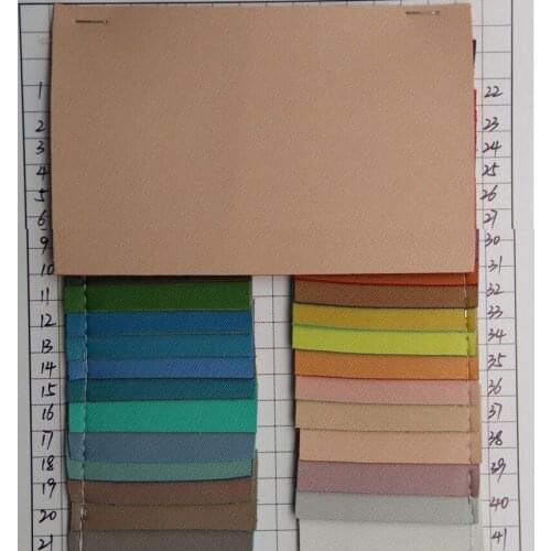 Colored side cross pattern new style leather bags handbags leather fabric super thick 1.5mm PU leather material wholesale