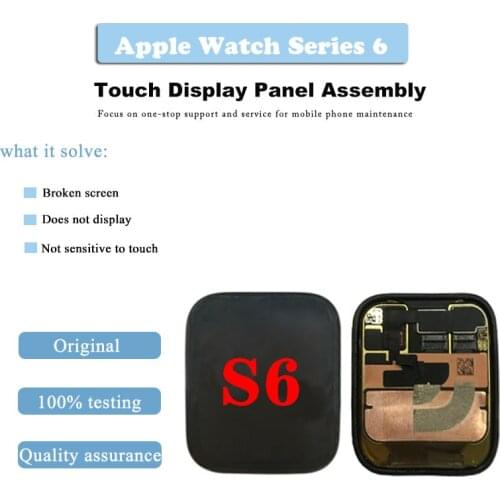 Original For Apple Watch Series 6 LCD Display Touch Screen Digitizer 40mm/44mm Pantalla Replacement For Apple Watch S6 LCD