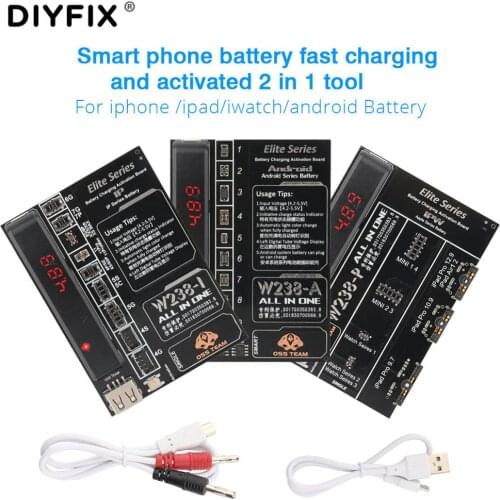 DIYFIX Battery Fast Charging Activation Board For iPhone 11/8/XS iPad iWatch Android Test Fixture SmartPhone Repair Hand Tool