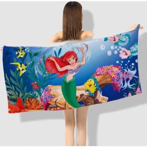 Anime Manga Mermaid Bath Beach Towel 2 Style 001