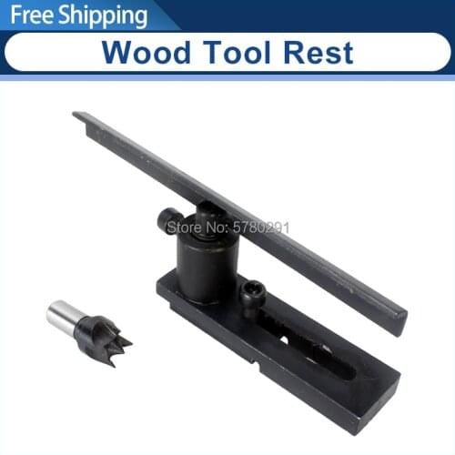 10mm Wood Toolrest with center/Lathe Wood Tool Rest S/N:10157 SIEG C0