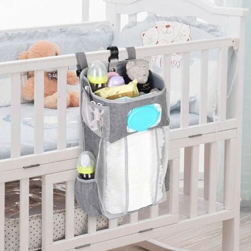 Diaper Stacker Hanging Diaper Storage Bags Nursery Organizer for Changing Table Crib or Wall Baby Shower Gifts