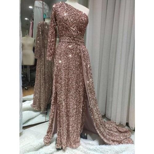 VKBRIDAL Womens One Shoulder Evening Dresses