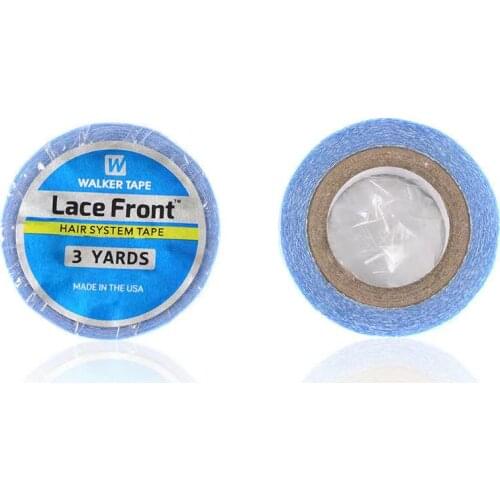 0.8cm 3 Yards Double Sided Adhesive Lace Front Tape for Hair Extensions, Tape in PU Hair Extension, Wigs Toupees