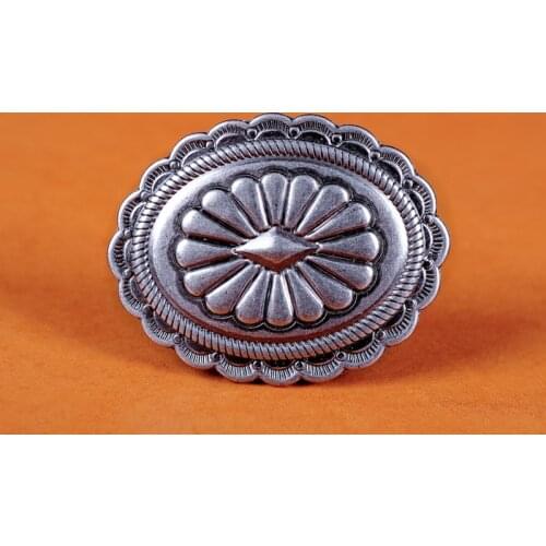 6X Quality Heavy Duty Vintage Silver American Tribal Belt Leather Craft Conchos