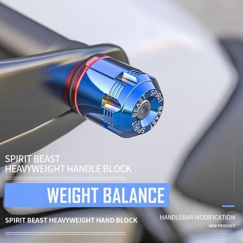 Motorcycle Handlebar Balance Grip Bar End Weight for Honda CB300 CB650 GROM MSX Suzuki Yamaha Benelli Ducati BMW KTM Kawasaki