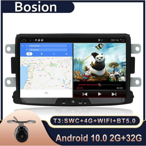 Bosion 1Din Android 10 Car Radio For Dacia/Sandero/Duster/Renault/Captur/Lada/Xray 2/Logan 2 Auto Multimedia Player Bluetooth5.0