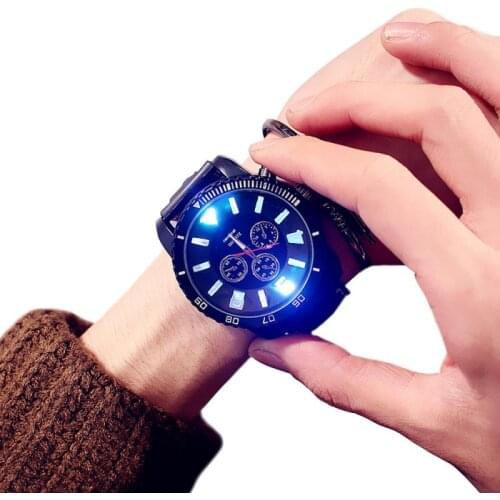 New Simple Luminous Couple Fashion Luxury Brand Quartz Watch Casual Woman Leather Clock Ladies Wristwatch Clock Montre Femme