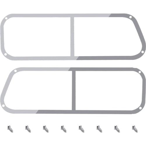 For WPL C24 C24-1 Metal Simulation Rear Window Frame 1/16 RC Car Upgrade Parts Accessories
