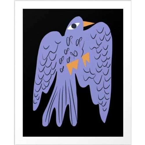 Canvas Paintings Home Decor Abstract Cartoon Bird Modular Cool Pictures Modern Printed Poster For Living Room Wall Art No Frame