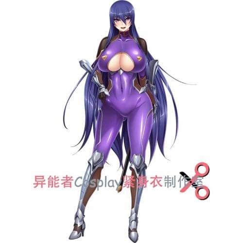 3D Print Zentai Anti-Demon Ninja Asagi akiyama rinko Bodysuit Halloween Taimanin Asagi Cosplay Costume Party Suit