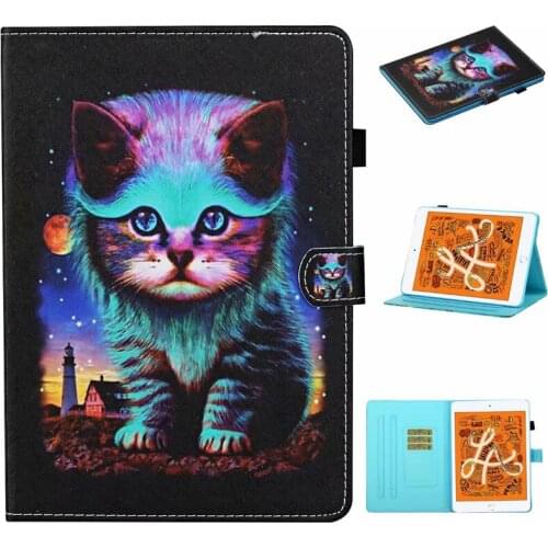2020 Beautiful Painted Case For iPad Mini 1 2 3 4 5 2019 7.9 inch PU leather stand cover For iPad Mini1 Mini2 Mini3 Mini4 Mini5