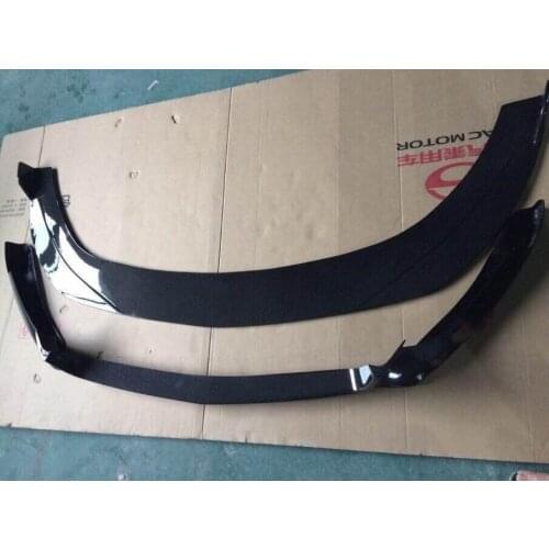 Lively2021 Fit For [bfb]it Ford Mustang Refit Two-piece Lip Spoiler Guard and Carbon Fiber Front Bar