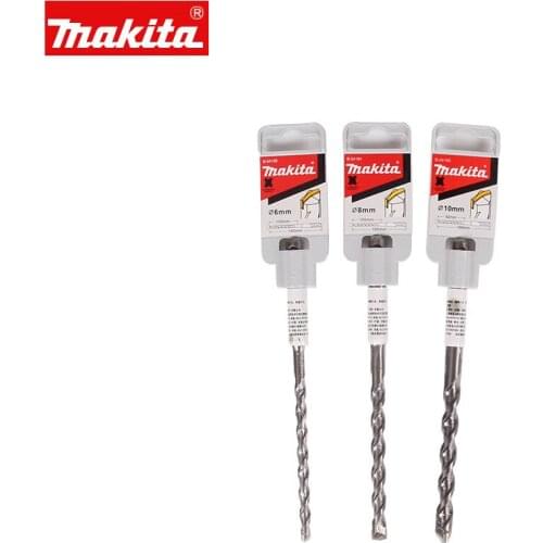 Makita electric hammer bit two pits and two grooves concrete construction bit round handle double edge bit alloy four pits