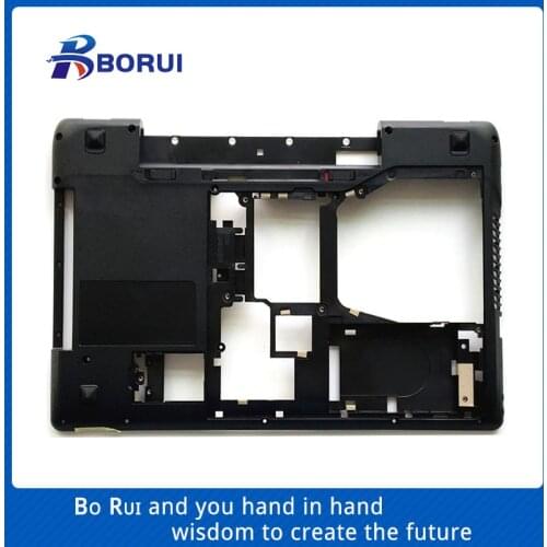 New Laptop Cover Bottom Case for Lenovo IdeaPad Y570 Y575 Y570N Black Computer Base Battery Case with HDMI AP0HB000800