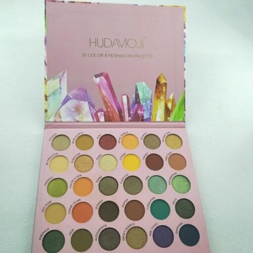 2021 new hudamoji Cosmetics 30 Color Matte Eye Shadow Palette EyeshadowPower Pigmented Waterproof Makeup