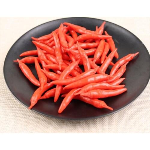 Hotel Decoration Photography Props Vegetable Pepper Simulation High Simulation Red Pepper Christmas Decoration