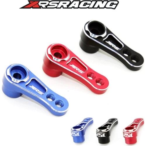 RC Car Parts XRSRACIN Metal Aluminum Heighten 25T Servo Horn Steering Arms Direction rocker TRX4 Model Crawler Truck Replacement
