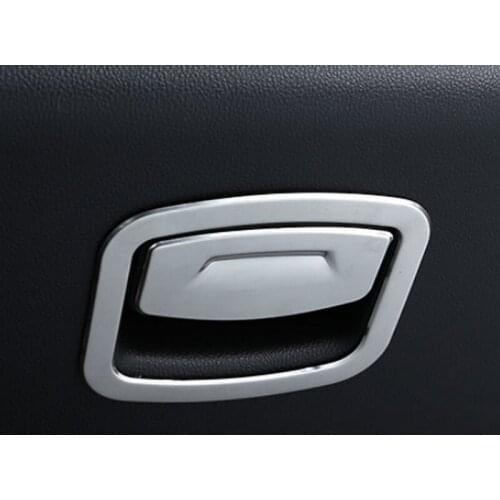 Stainless steel decorative frame handle of glove box of Automobile Co driver For Renault Koleos 2017 2018 Accessories