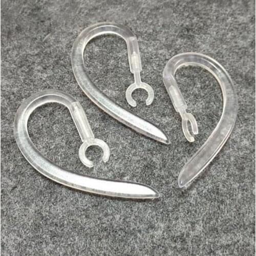 360 Degree Rotate Silicone Soft Bluetooth Earphone Earhook Clip Headphone Stand Sport Headset Ear Hook Clamp Holder EarLoop Wing