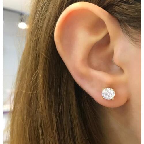 STELA FASHION SINGLE STONE EARRINGS