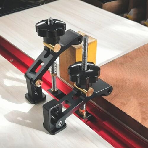 Woodworking Chute Fixing Block M8 Screw Fixing Clamp Quick Positioning Clamp 45 Type 30 Type Table Accessory Device Tools