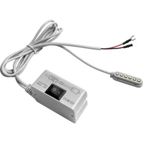 LED Sewing Machine Light Magnetic Mounting Base Working Gooseneck Lamp 110-265V EU/US Plug for Lathes,Drill Presses,Workbenches