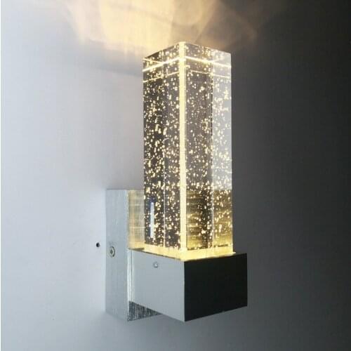 Led Wall Lighting Modern Minimalist Crystal Bubble Wall Lamp for Bedroom Living Room Stair Hotel Corridor Decoration ZM1024