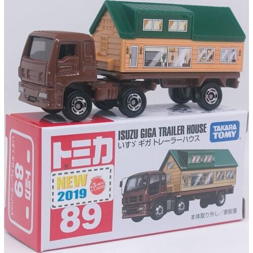 Takara Tomy Tomica No. 89 Isuzu Giga Trailer House Diecast Truck Model Toys for Children with New Label #089