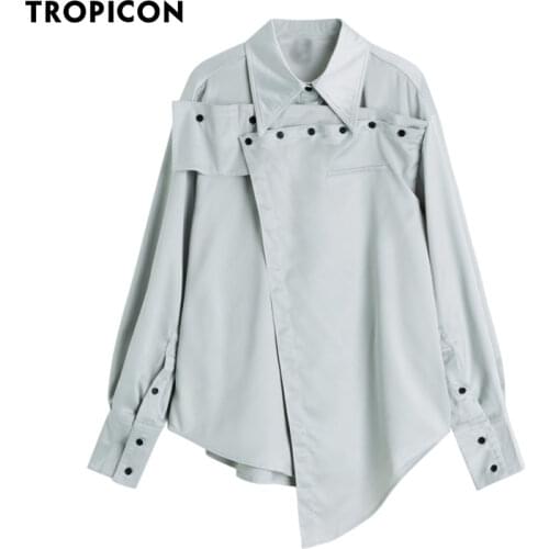 Атласные блузки TROPICON China At AliExpress