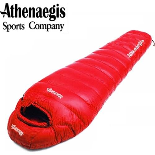 Athenaegis 1200G White Goose Down Filling Can Be Spliced Mummy Ultralight Sleeping Bag Saco De Dormir