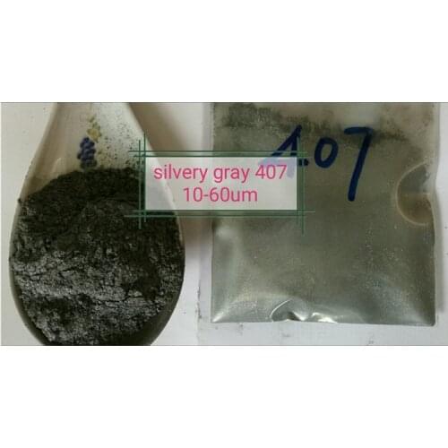 Pearl effect pearl pigment mica powder silvery gray for paint and cosmetics